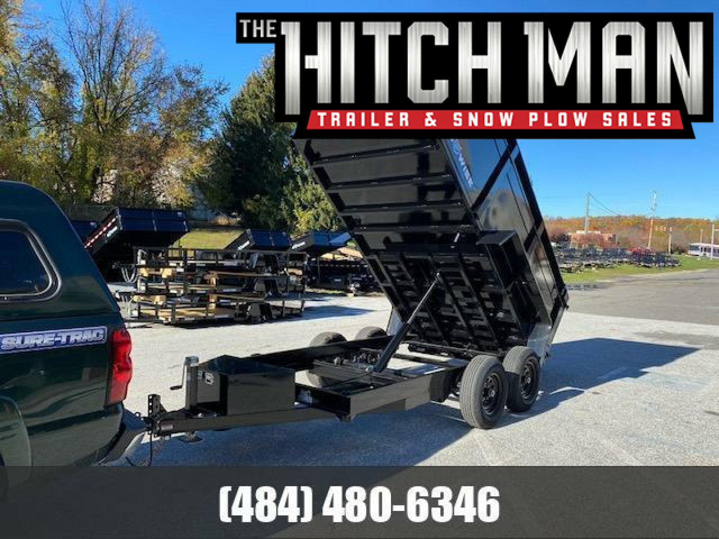 New 6 x 10 BWISE Low Pro Dump Trailer 44" High Sides****  10k