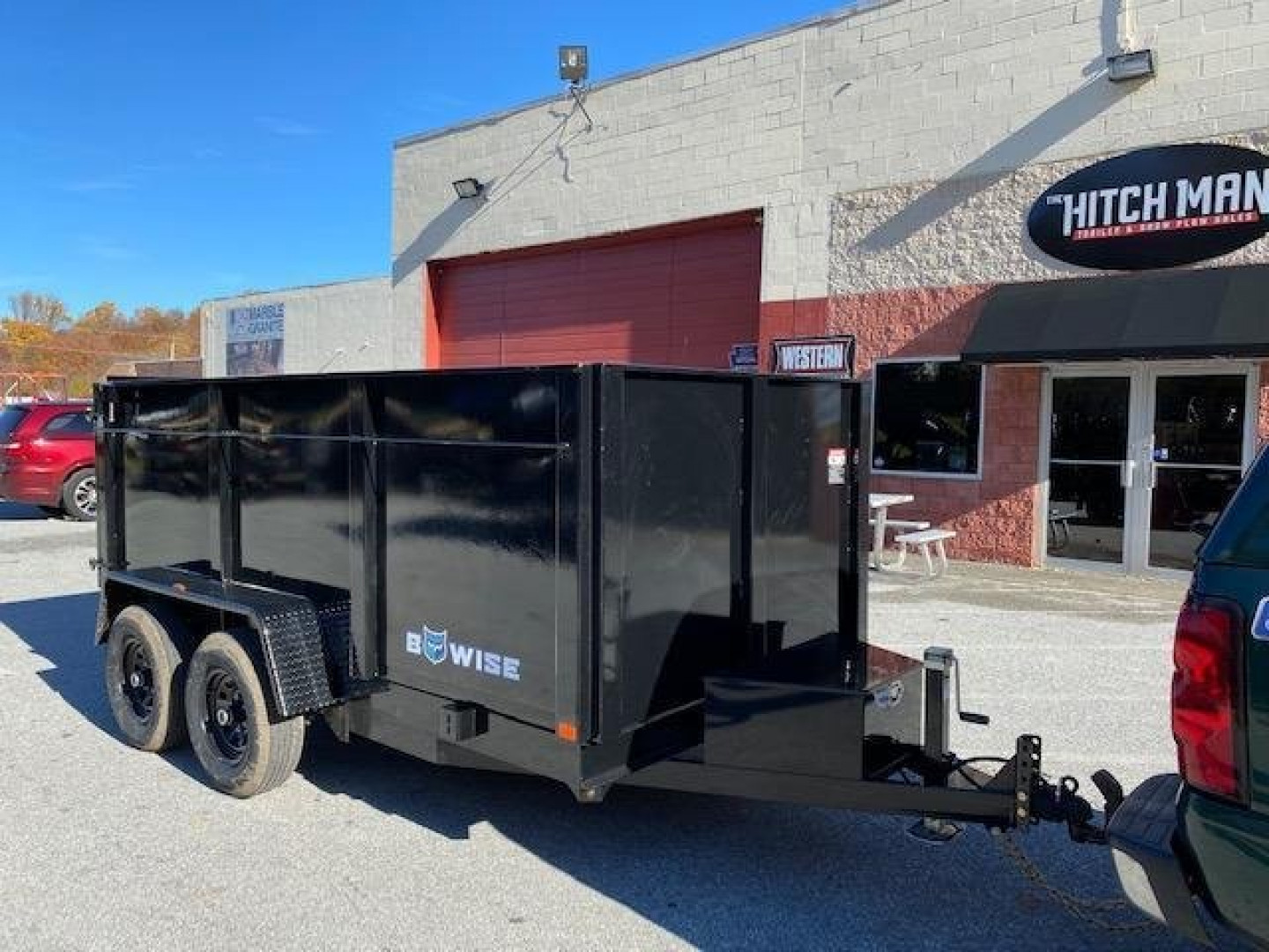 New 6 x 10 BWISE Low Pro Dump Trailer 44" High Sides****  10k