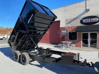 New 6 x 10 BWISE Low Pro Dump Trailer 44  High Sides****  10k