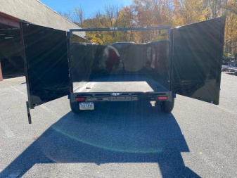 New 6 x 10 BWISE Low Pro Dump Trailer 44" High Sides****  10k