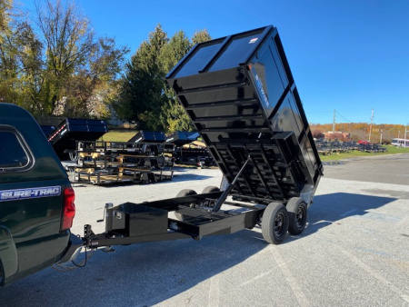 New 6 x 10 BWISE Low Pro Dump Trailer 44" High Sides****  10k
