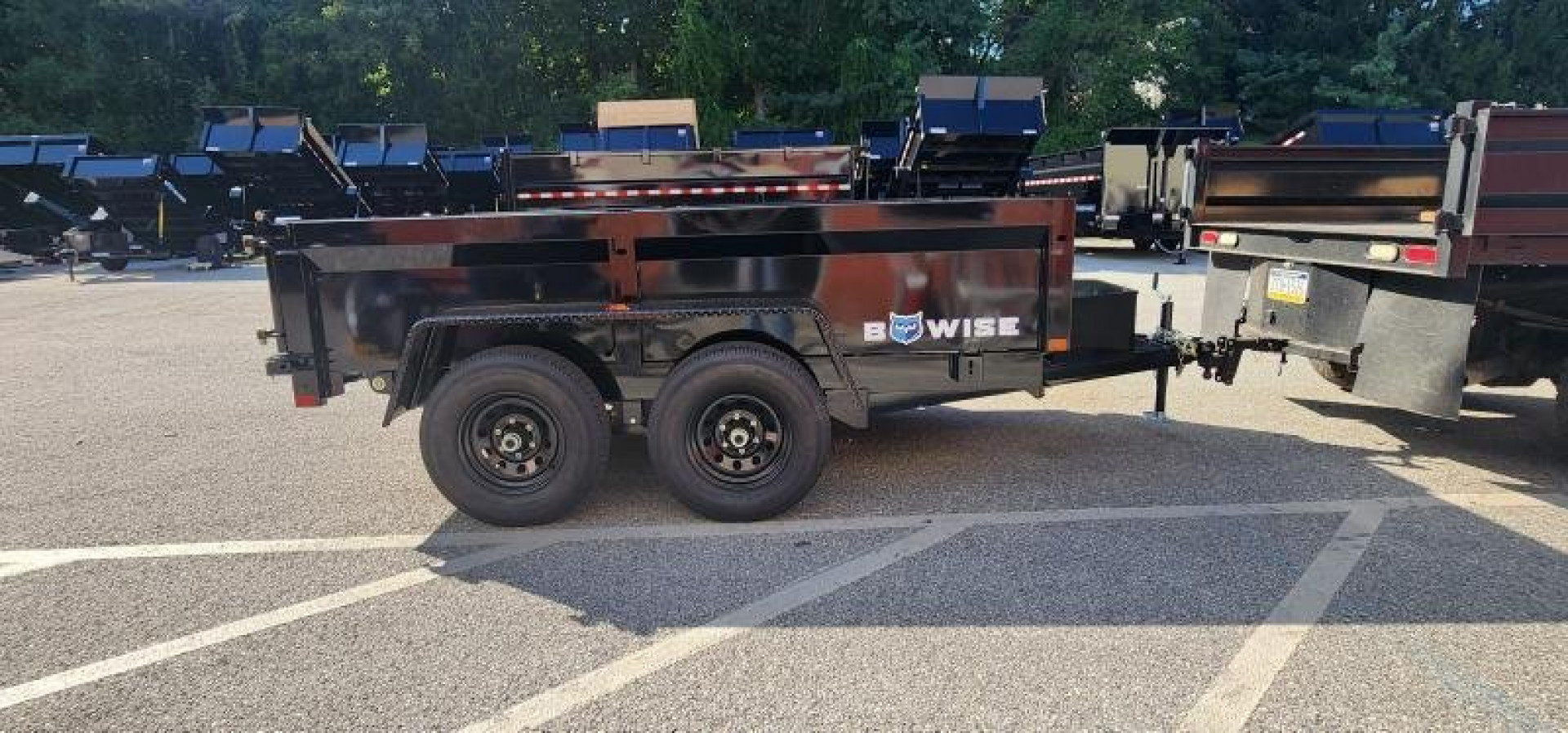 New 6 x 10 BWISE Low Pro Dump Trailer 10k