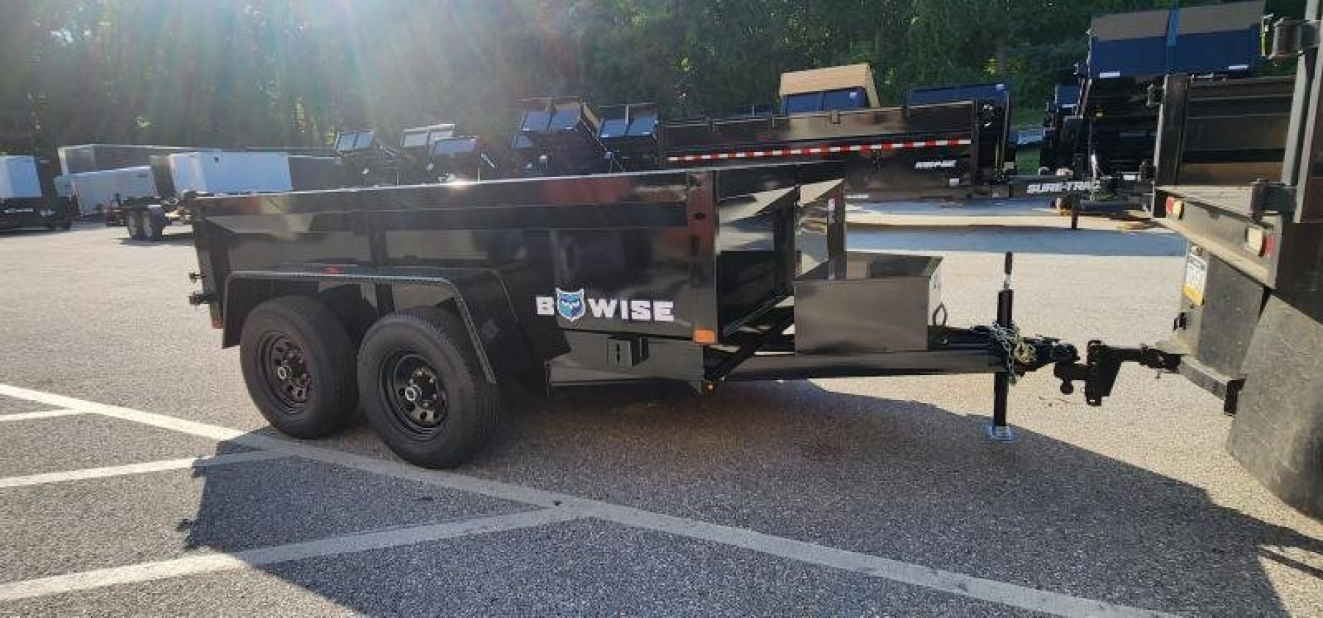 New 6 x 10 BWISE Low Pro Dump Trailer 10k