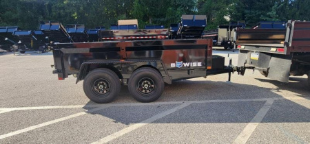 New 6 x 10 BWISE Low Pro Dump Trailer 10k