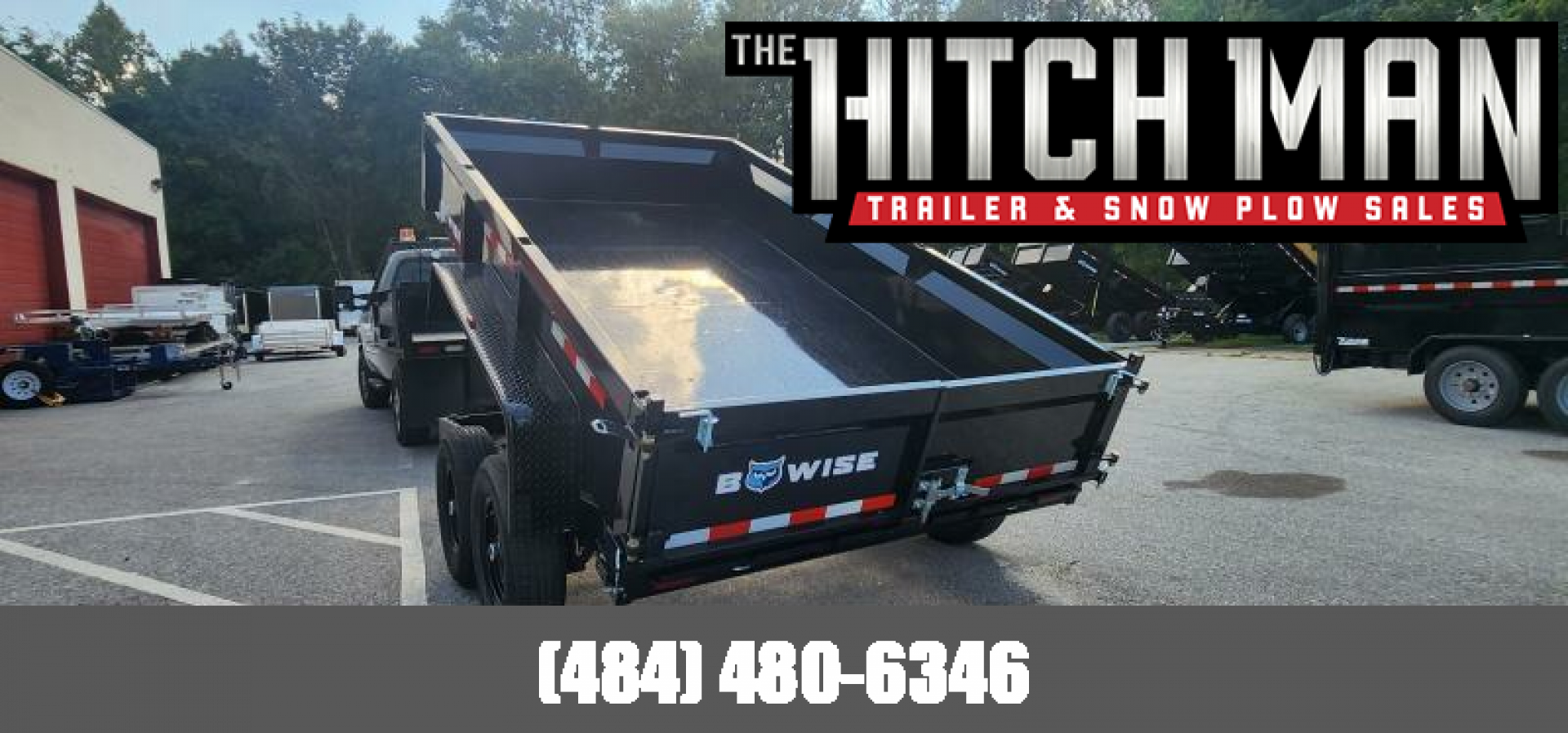 New 7 x 12 BWISE Low Pro Dump Trailer 10k