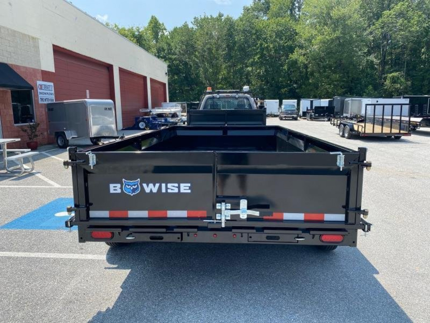 New 7 x 12 BWISE Low Pro Dump Trailer 10k