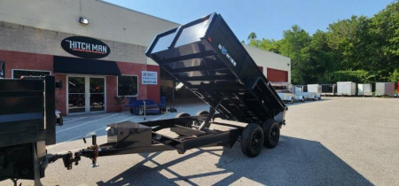 New 7 x 12 BWISE Low Pro Dump Trailer 10k