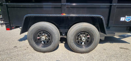 New 7 x 12 BWISE Low Pro Dump Trailer 10k