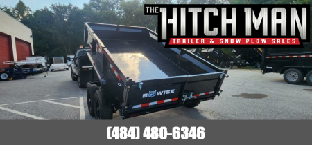 New 7 x 12 BWISE Low Pro Dump Trailer 10k