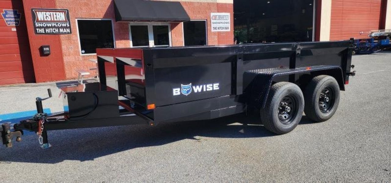 New 6 x 12 BWISE Low Pro Dump Trailer 10k