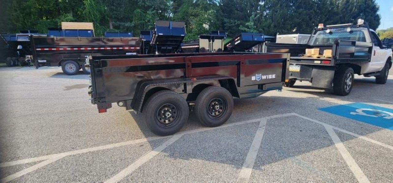 New 6 x 12 BWISE Low Pro Dump Trailer 10k