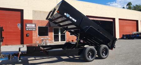 New 6 x 12 BWISE Low Pro Dump Trailer 10k