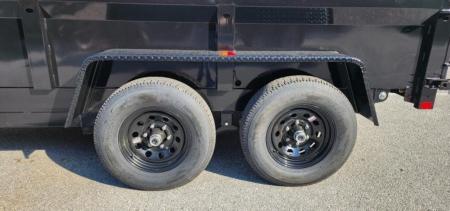 New 6 x 12 BWISE Low Pro Dump Trailer 10k