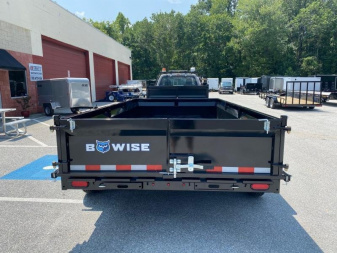 New 7 x 12 BWISE Low Pro Dump Trailer 10k