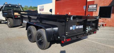 New 6 x 12 BWISE Low Pro Dump Trailer 10k