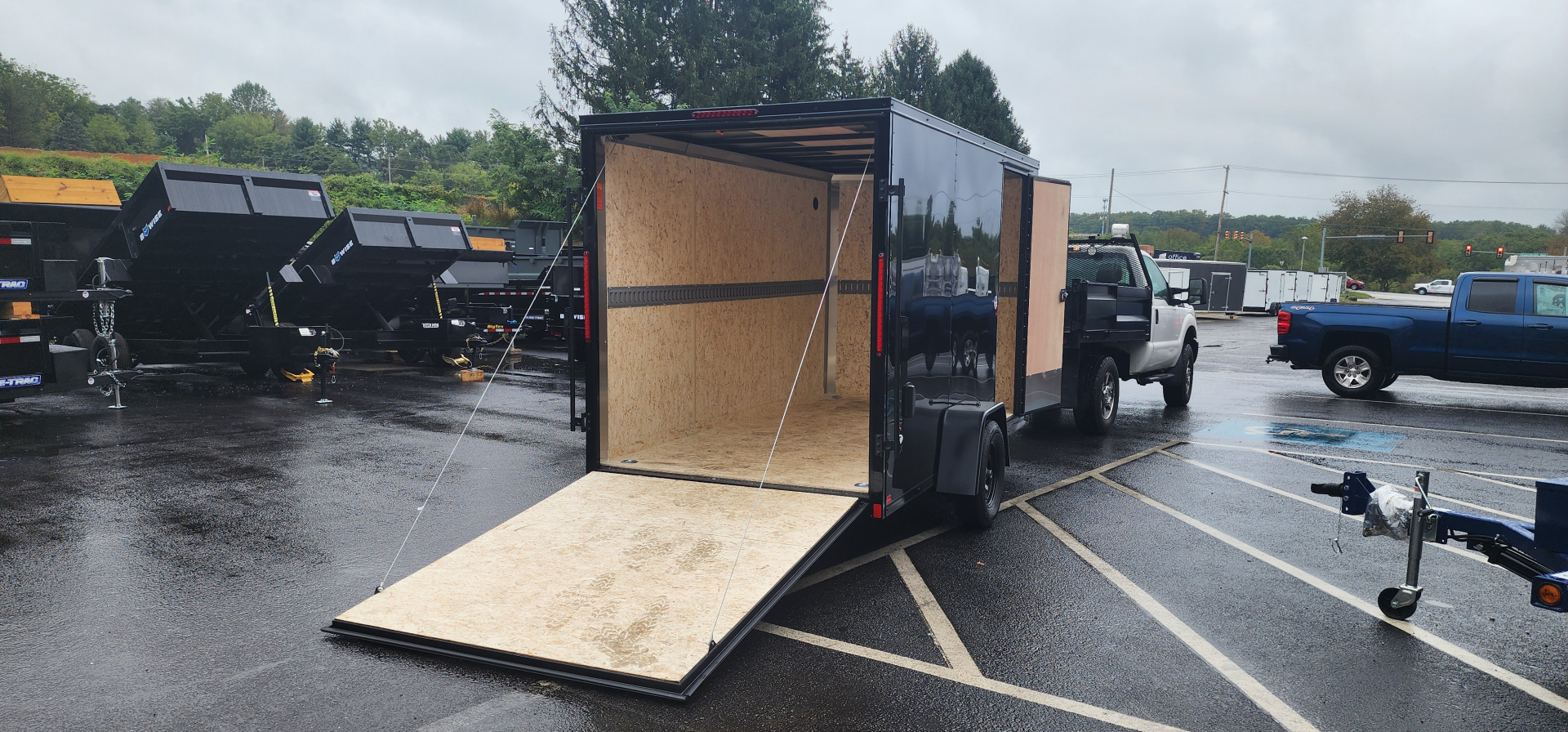 New 6 x 12 LOOK ST DLX Cargo Blackout Package 3k****E-TRAC & D-RINGS