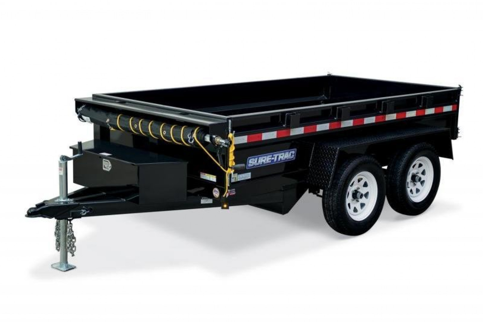 New 5 x 8 Sure Trac SD Low Pro Dump Trailer, 5k GVWR