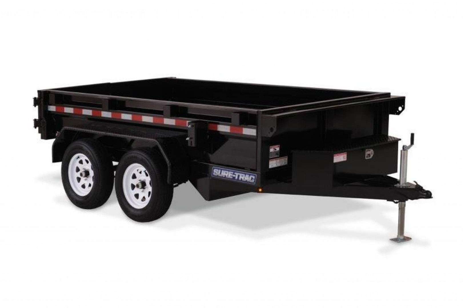 New 5 x 8 Sure Trac SD Low Pro Dump Trailer, 5k GVWR