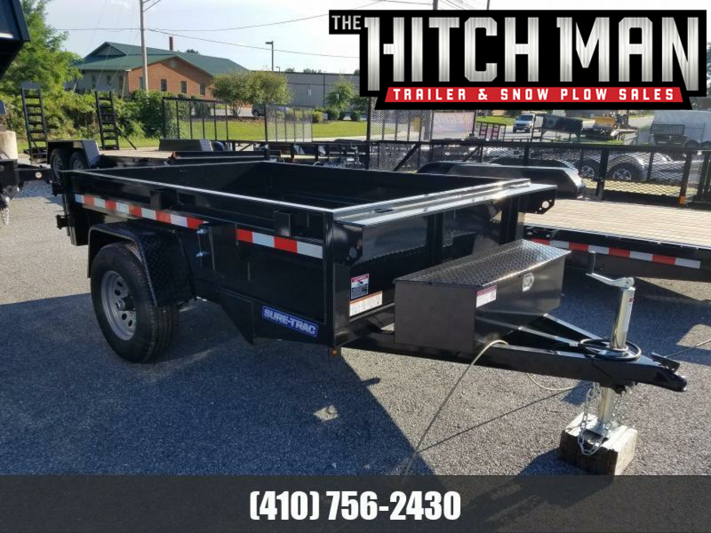 New 5 x 8 Sure Trac SD Low Pro Dump Trailer, 5k GVWR