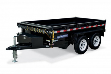New 5 x 8 Sure Trac SD Low Pro Dump Trailer, 5k GVWR