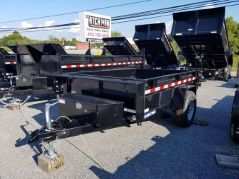 New 5 x 8 Sure Trac SD Low Pro Dump Trailer, 5k GVWR