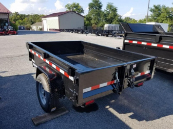 New 5 x 8 Sure Trac SD Low Pro Dump Trailer, 5k GVWR