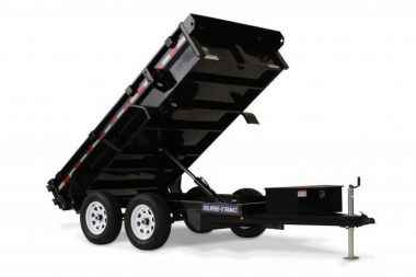 New 5 x 8 Sure Trac SD Low Pro Dump Trailer, 5k GVWR