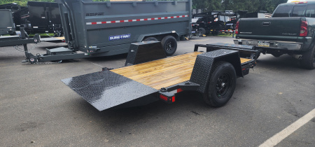 New 62in x 10 Sure-Trac Tilt Bed Equipment Trailer 6k