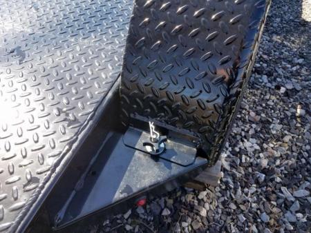 New 7 x 20 Sure Trac Steel Deck Car Hauler, 10k GVWR **w/ DS Removable Fender & Alum Wheels