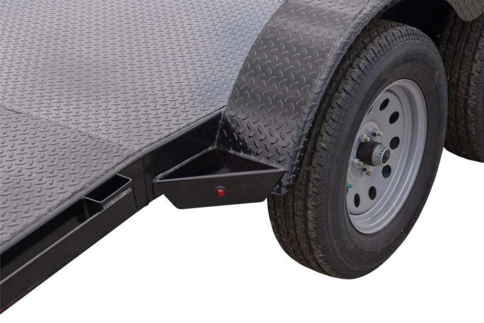 New 7 x 20 Sure Trac Steel Deck Car Hauler, 7K GVWR ***w/DS Removable Fender & Aluminum Wheels