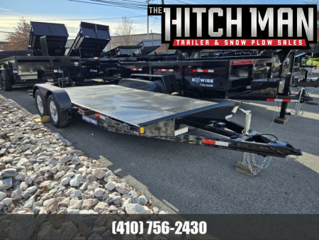 New 7 x 20 Sure Trac Steel Deck Car Hauler, 7K GVWR ***w/DS Removable Fender & Aluminum Wheels