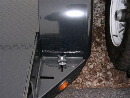 New 7 x 20 Sure Trac Steel Deck Car Hauler, 7K GVWR ***w/DS Removable Fender & Aluminum Wheels