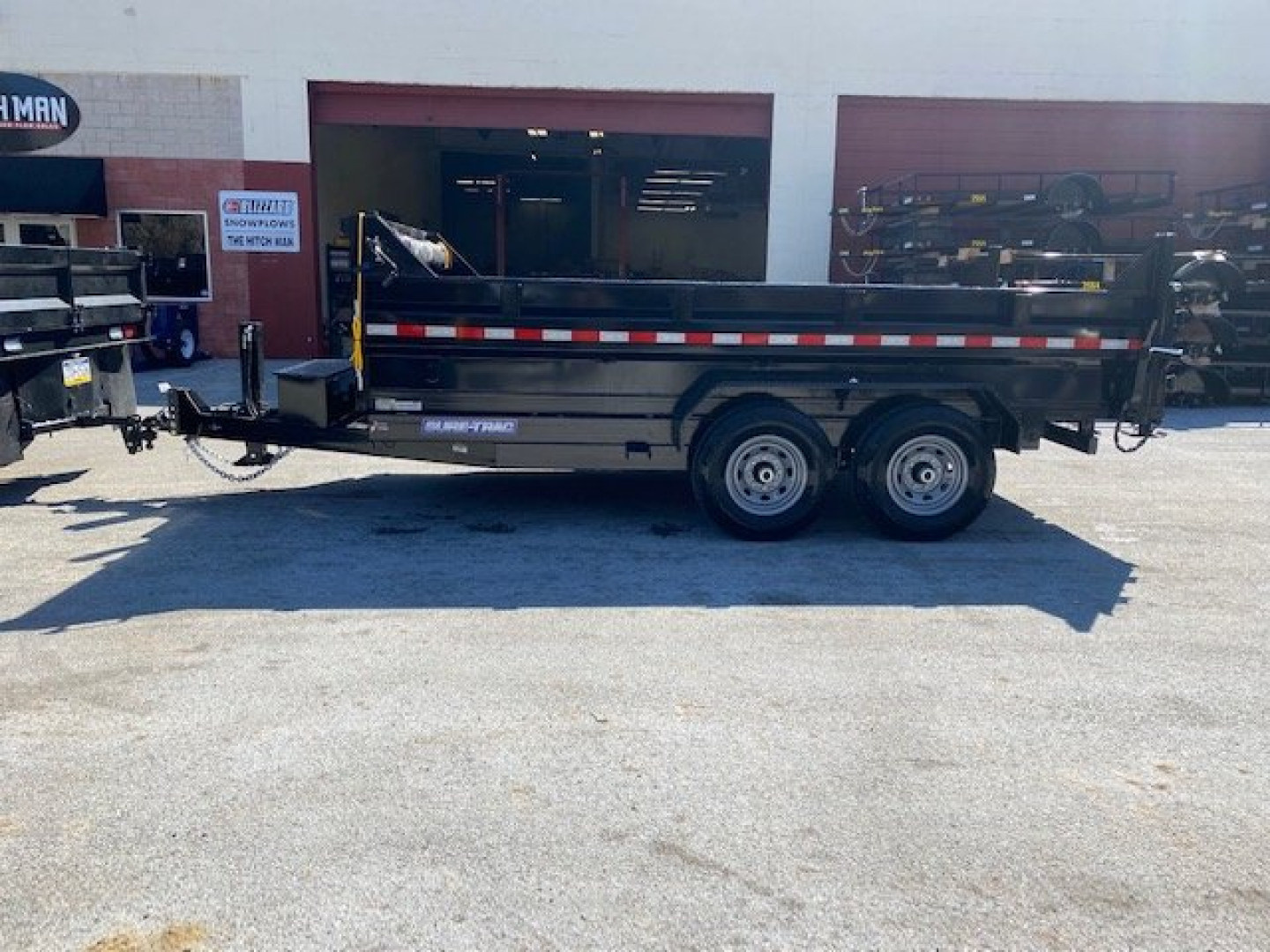 New SALE***7 x 14 Sure-Trac Low-Pro Telescopic Dump Trailer 14k w/ Hydraulic Jack