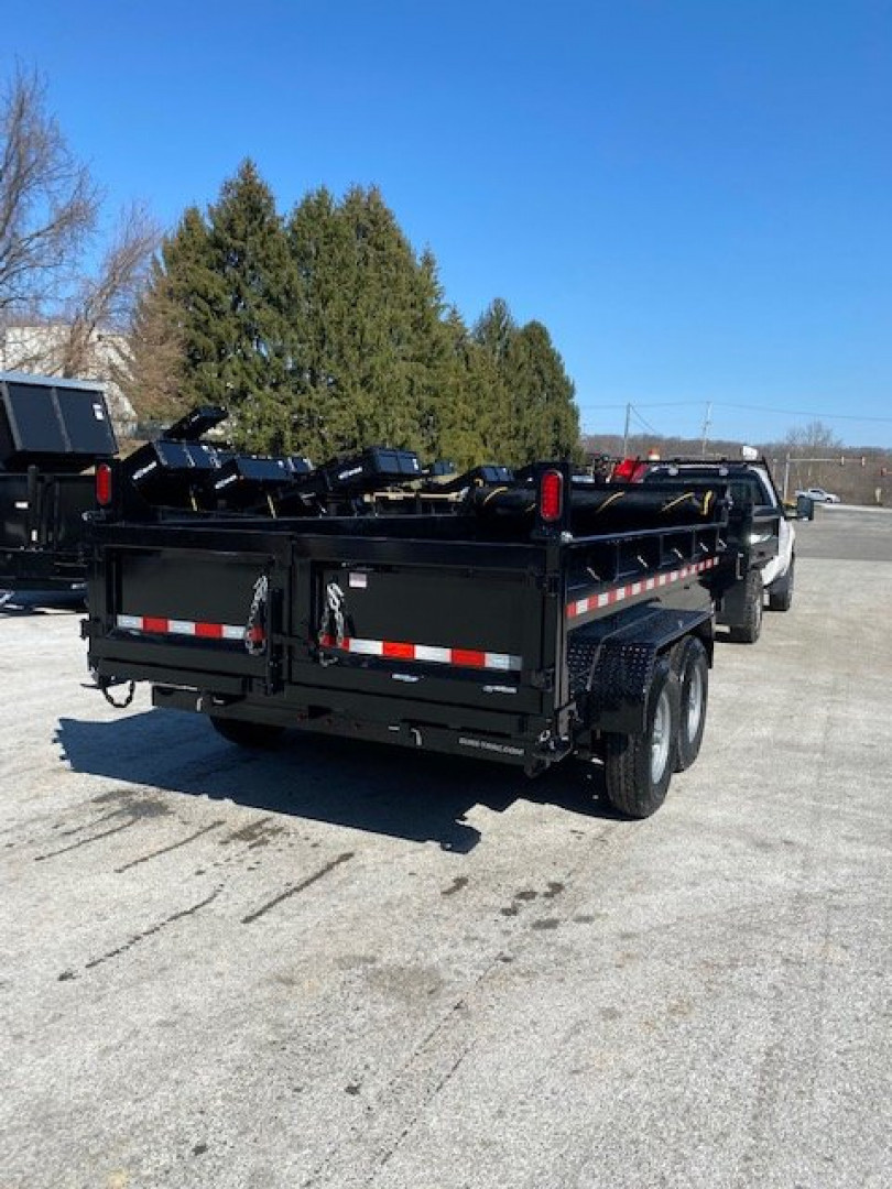 New SALE***7 x 14 Sure-Trac Low-Pro Telescopic Dump Trailer 14k w/ Hydraulic Jack