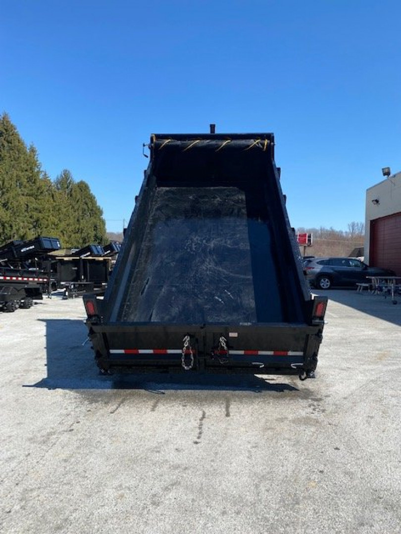 New SALE***7 x 14 Sure-Trac Low-Pro Telescopic Dump Trailer 14k w/ Hydraulic Jack