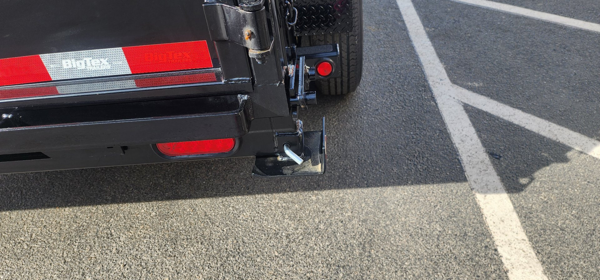 New 7 x 14 Big Tex Low Pro 14XD Scissor Dump Trailer 15.4k **Wood Sides/ 7 Gauge Floor