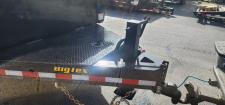 New 7 x 14 Big Tex Low Pro 14XD Scissor Dump Trailer 15.4k **Wood Sides/ 7 Gauge Floor