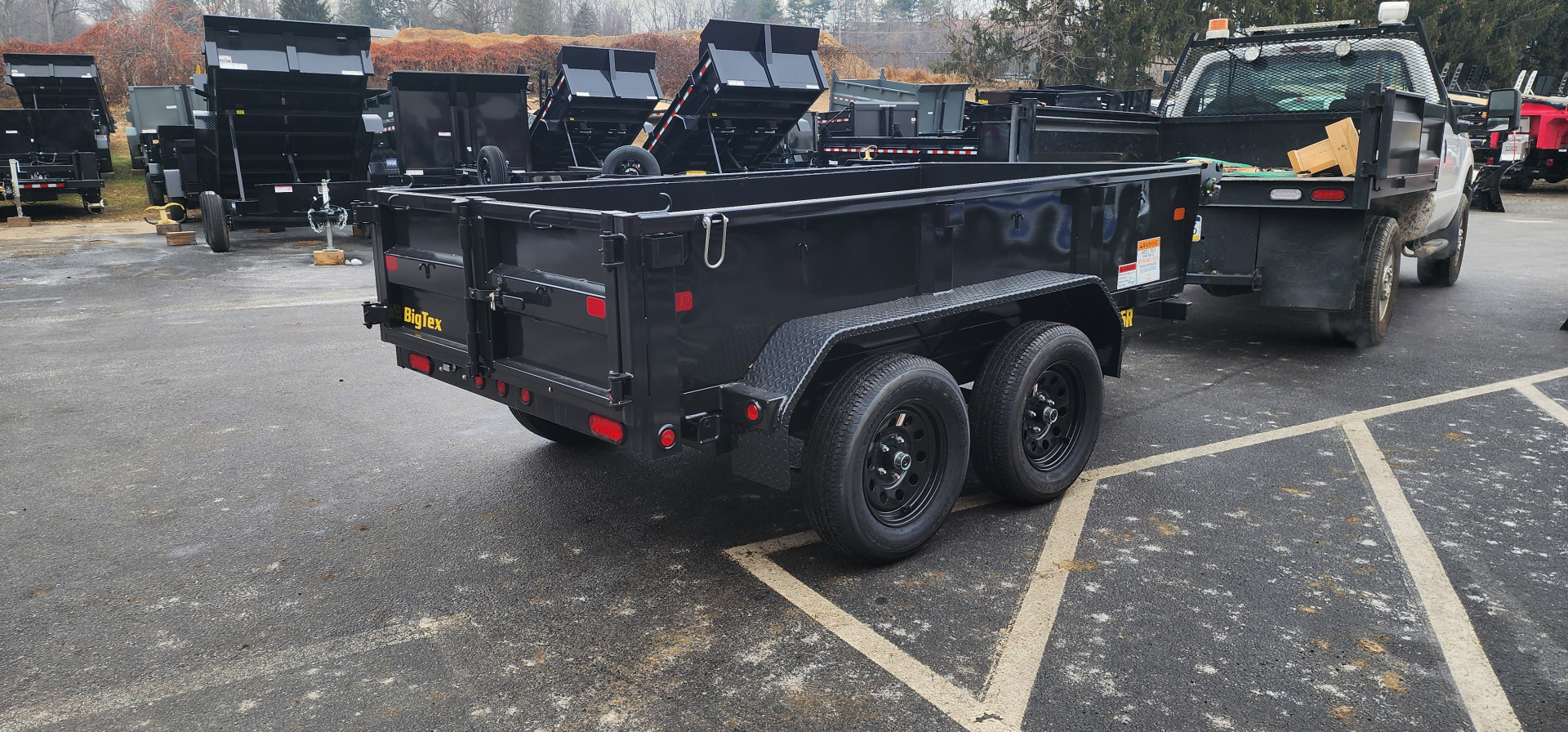 New 5 x 10 Big Tex Trailers Low Pro 70SR Dump Trailer 7k