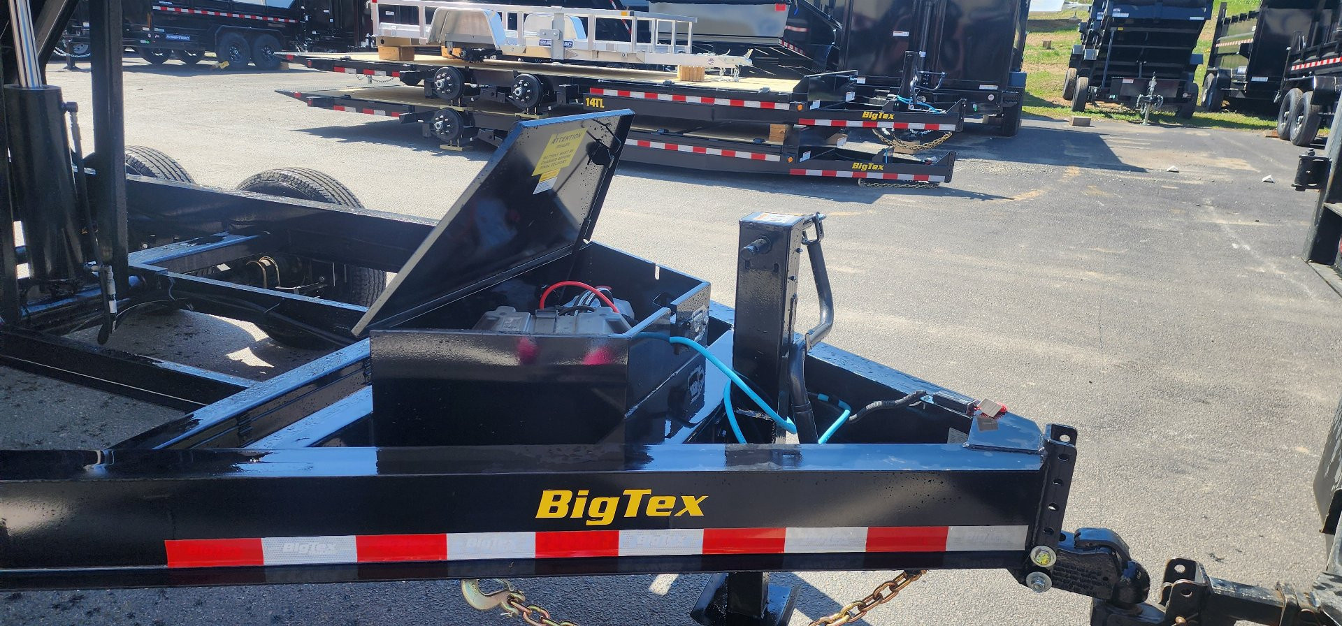 New 7 x 12 Big Tex Low Pro 14LP-12 Scissor Dump Trailer 14k