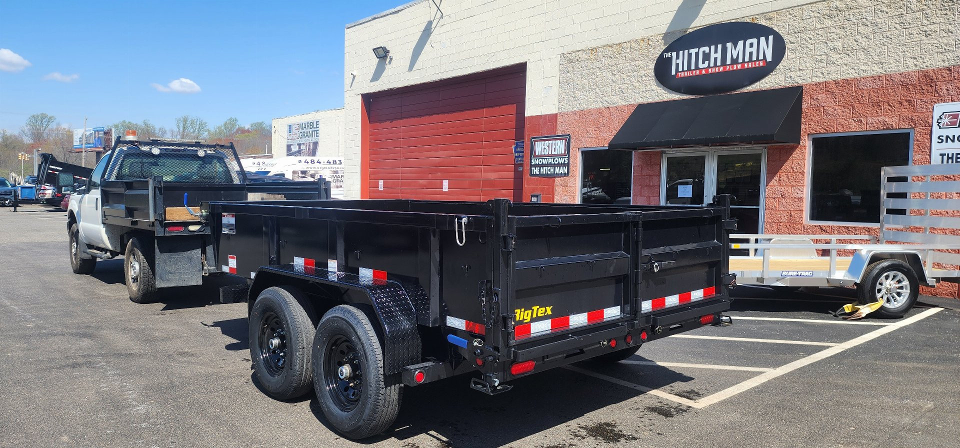 New 7 x 12 Big Tex Low Pro 14LP-12 Scissor Dump Trailer 14k
