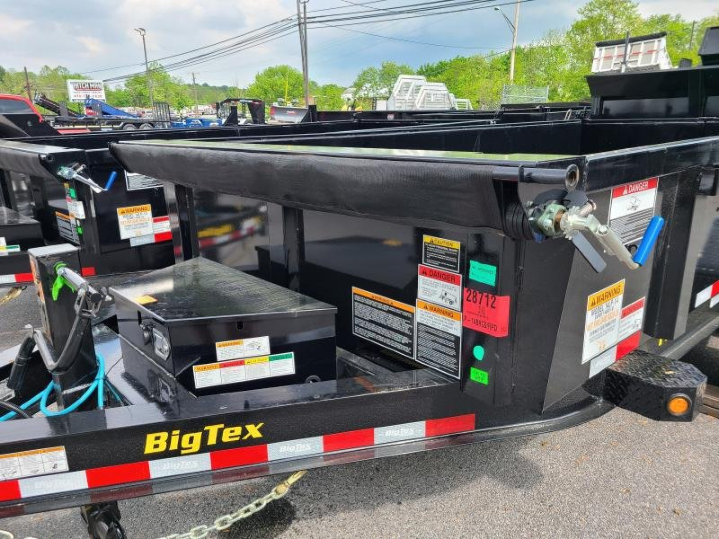 New 7 x 12 Big Tex Low Pro 14LP-12 Scissor Dump Trailer 14k