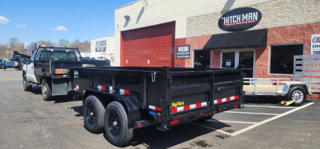 New 7 x 12 Big Tex Low Pro 14LP-12 Scissor Dump Trailer 14k
