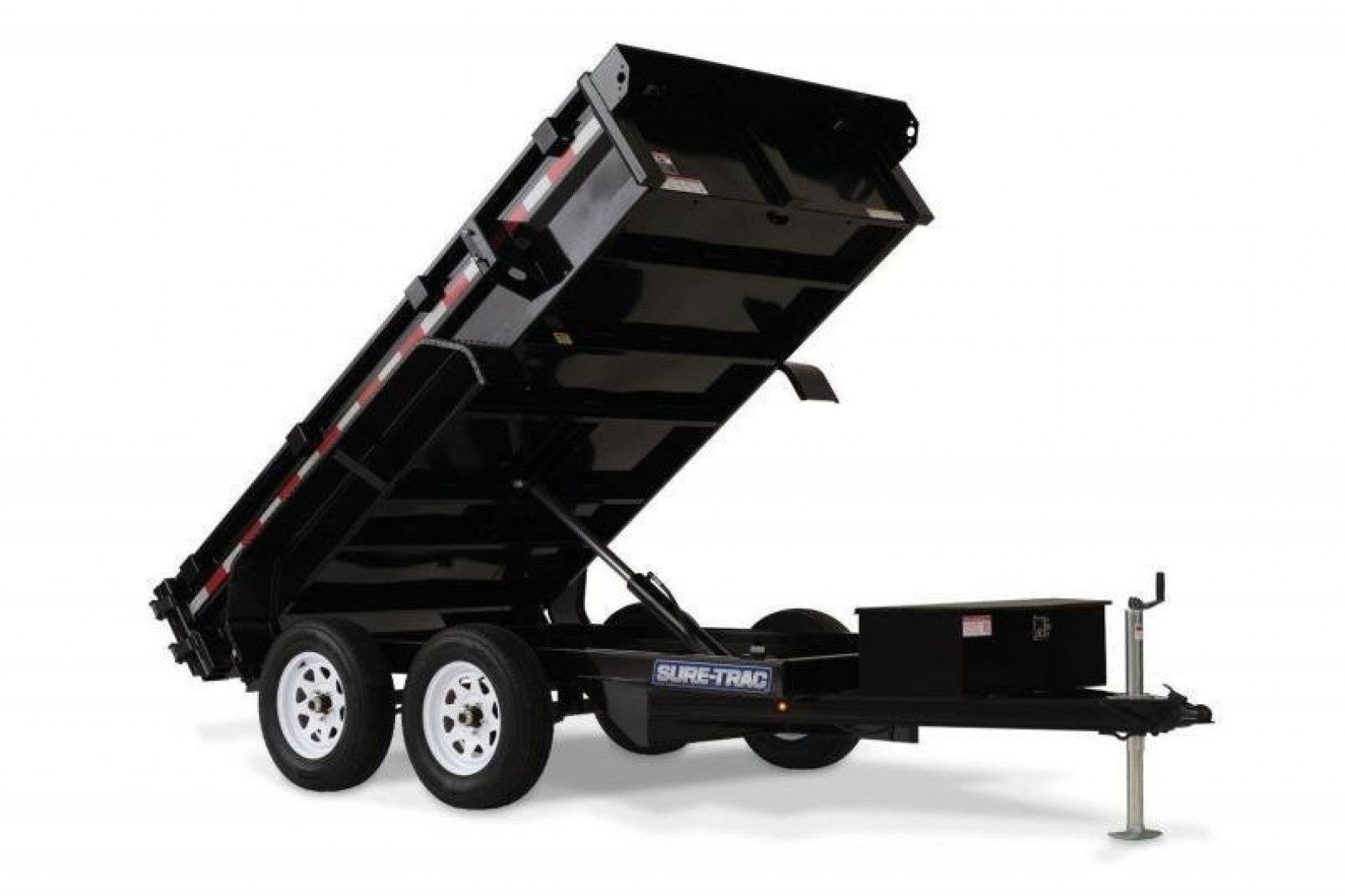 New 5 x 8 Sure Trac SD Low Pro Dump Trailer, 5k GVWR