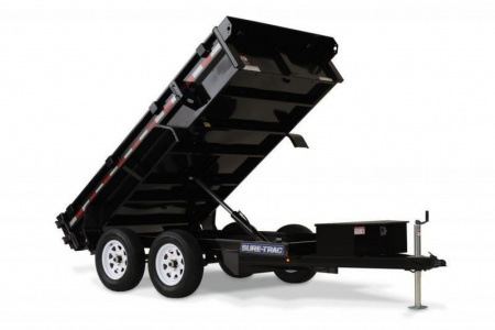 New 5 x 8 Sure Trac SD Low Pro Dump Trailer, 5k GVWR