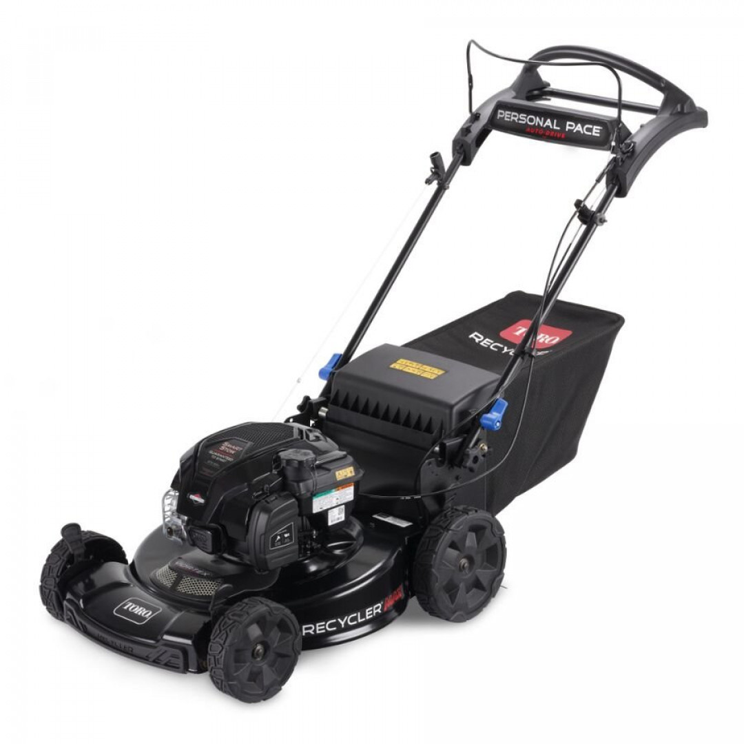 New Toro 22 in. Recycler Max Walk Power Mower, RWD w/ Personal Pace & SmartStow Gas Lawn Mower, 163cc Briggs & Stratton Engine