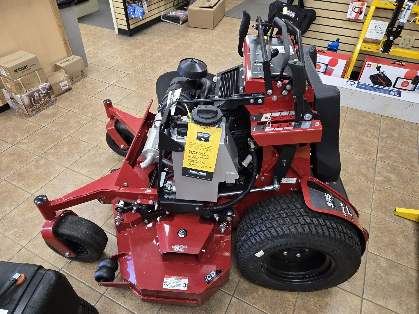 New Ferris SRS Z2 52" Commercial Stand On Mower, 28 HP Vanguard EFI w/Oil Guard