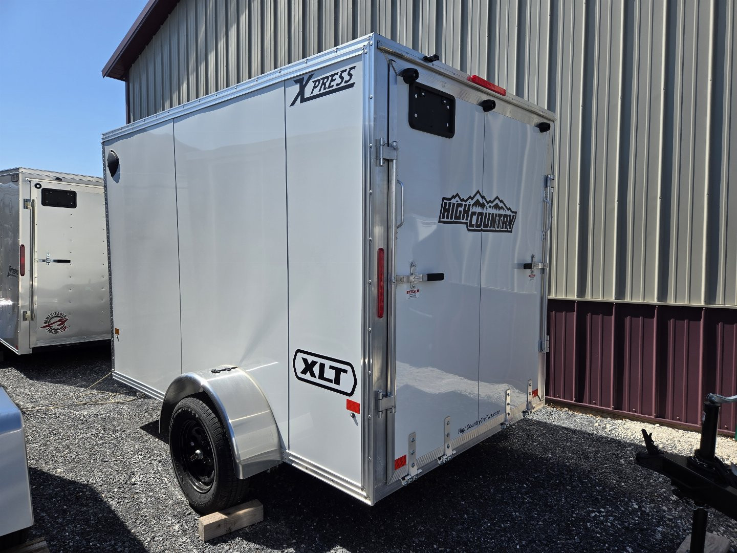New 6 x 10 Xpress XLT Pro All-Aluminum Cargo / Enclosed Trailer, 3k GVWR ***White w/Ramp Door & 6" Extra Height