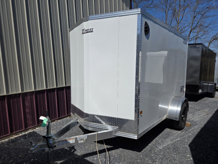 New 6 x 10 Xpress XLT Pro All-Aluminum Cargo / Enclosed Trailer, 3k GVWR ***White w/Ramp Door & 6  Extra Height