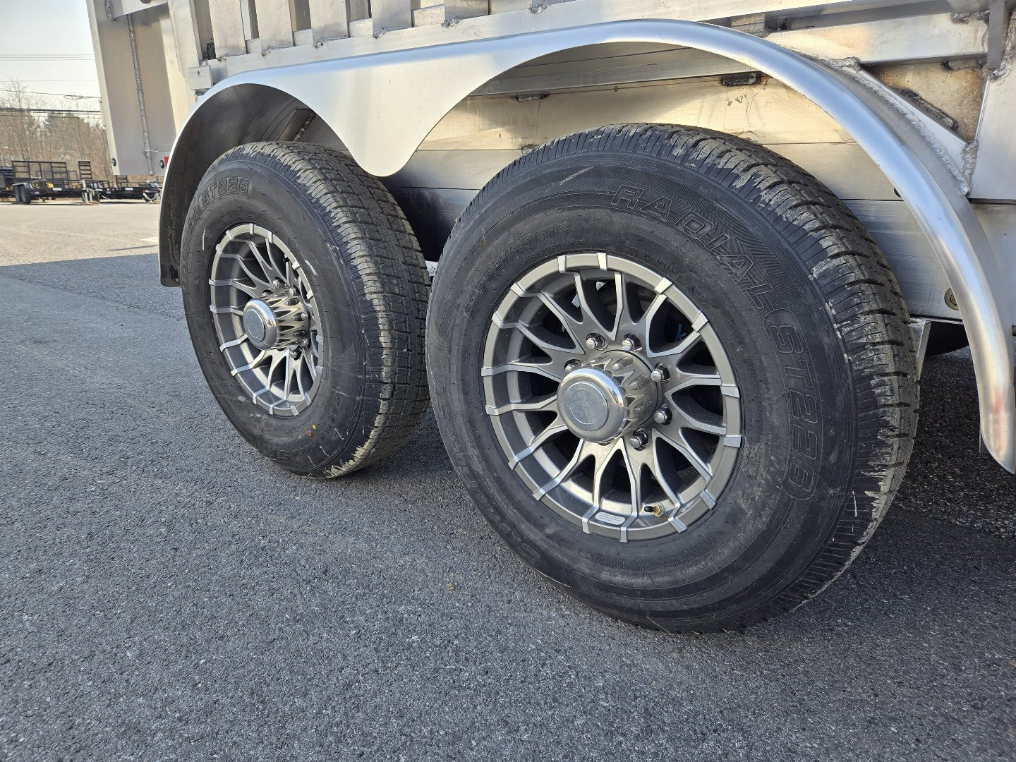 New 6 x 12 High Country Aluminum Dump Trailer, 10K GVWR ***Includes Ramps, Tarp Kit, Tie Downs, 7K Axles, & 16" Aluminum Wheels