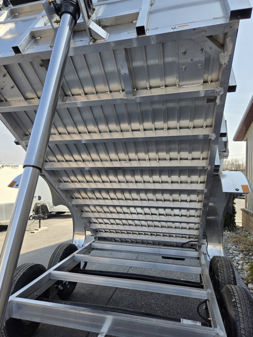 New 6 x 12 High Country Aluminum Dump Trailer, 10K GVWR ***Includes Ramps, Tarp Kit, Tie Downs, 7K Axles, & 16" Aluminum Wheels